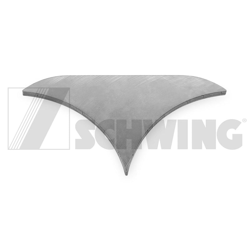 "Schwing Pumpkit - Wear Plate Large Hardened, designed for high-performance concrete pumps, Part #: 10146063."
