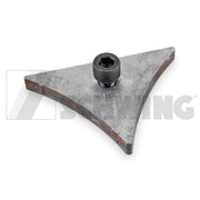 "Schwing Pumpkit - Wear Plate Small Hardened, durable construction for concrete pumps, Part #: 10145643."

