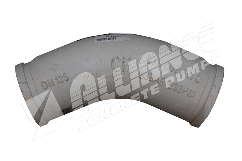 5” METRIC 45° CAST DOUBLE TANGENT ELBOW (537076, 530217)
