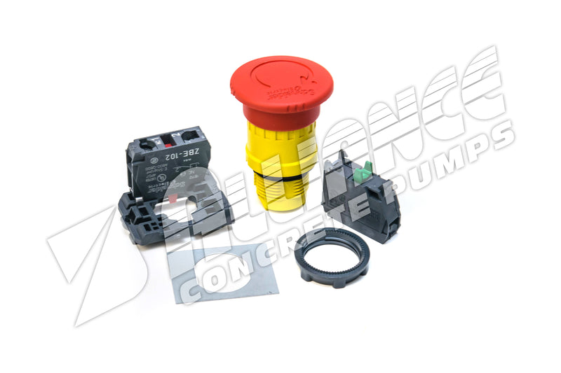BUTTON, EMERGENCY STOP, SCANRECO MAXI