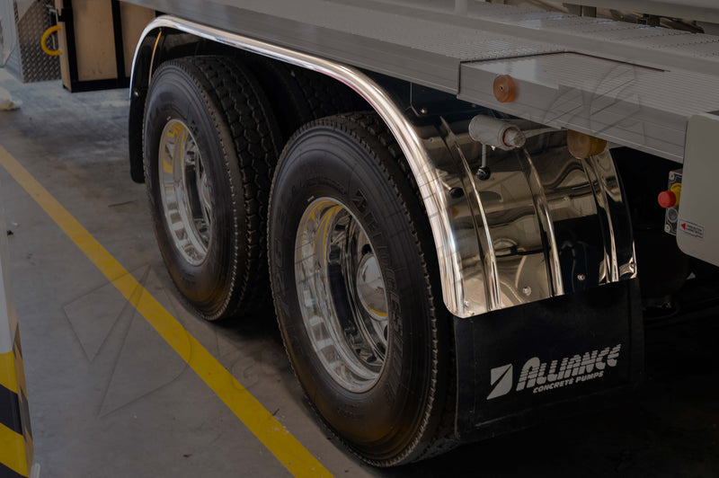 STAINLESS STEEL FENDER 101″ X 24″
