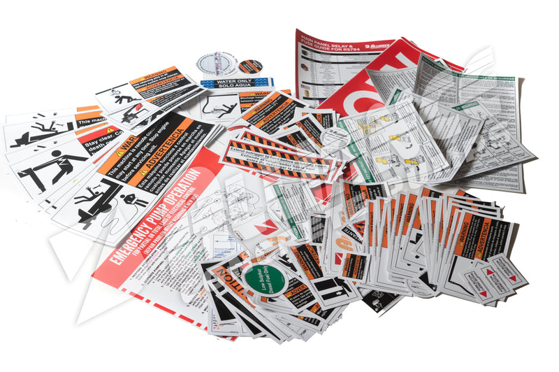 DECAL KIT USA- ENGLISH/SPANISH