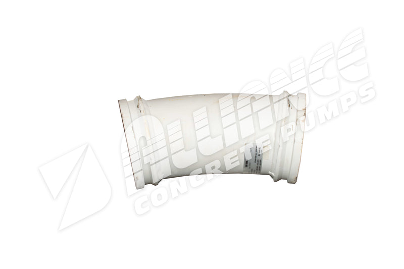 5″ HD X 22° X 24″ CLR, HEAT TREATED ELBOW, CON FORMS
