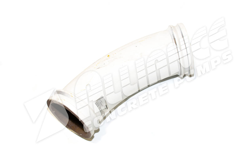 5″ HD X 45° X 18″ CLR, HEAT TREATED ELBOW, CON FORMS