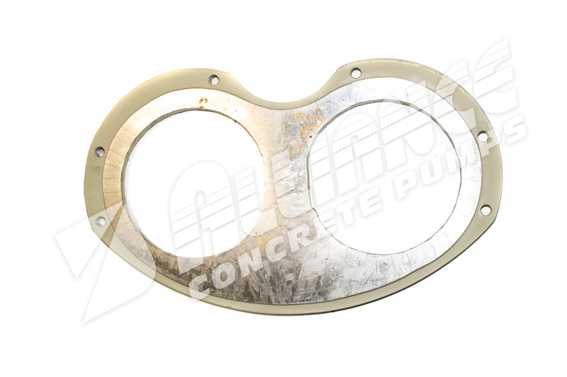 NON-CARBIDE WEAR PLATE, BIG MOUTH S-TUBE (9″ X 7″) 90MM SPLINE (NEW STYLE)
