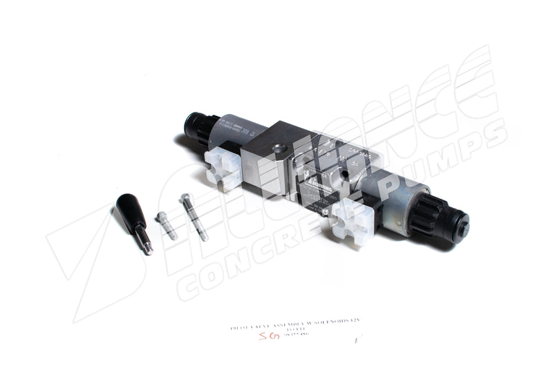 PILOT VALVE ASSEMBLY W/ SOLENOIDS, 24V