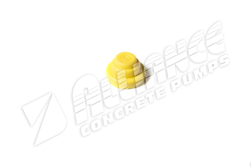 PUSH BUTTON CAP, YELLOW, SCHWING
