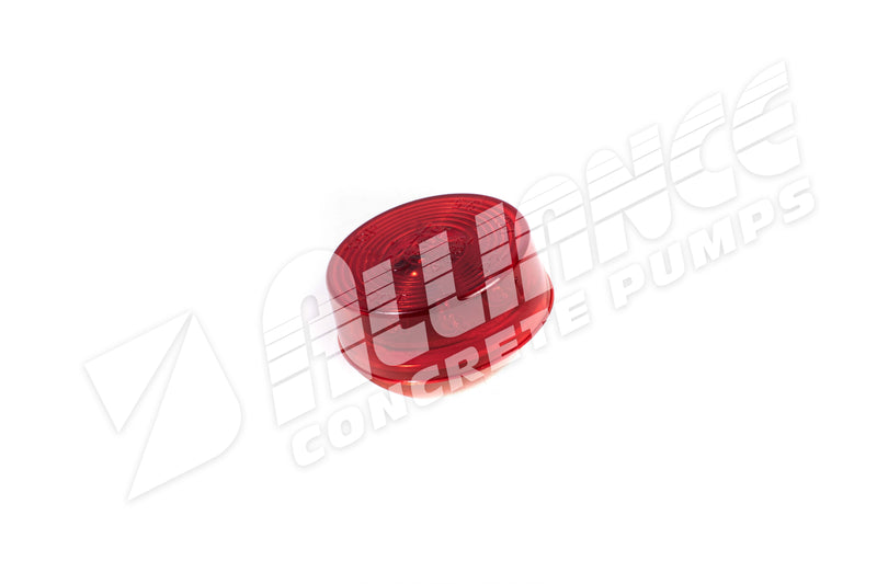 2″ ROUND, RED, CLEARANCE LIGHT
