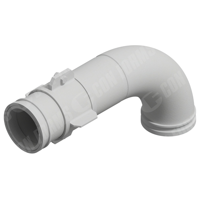 Guardian Elbow/Bend – Elbow/Bend | ID: DN125/4.8″ | BA: 90.00° | Metric CCI | Tan: 14.7″ | 275 x 615 | w/ Fins | HT