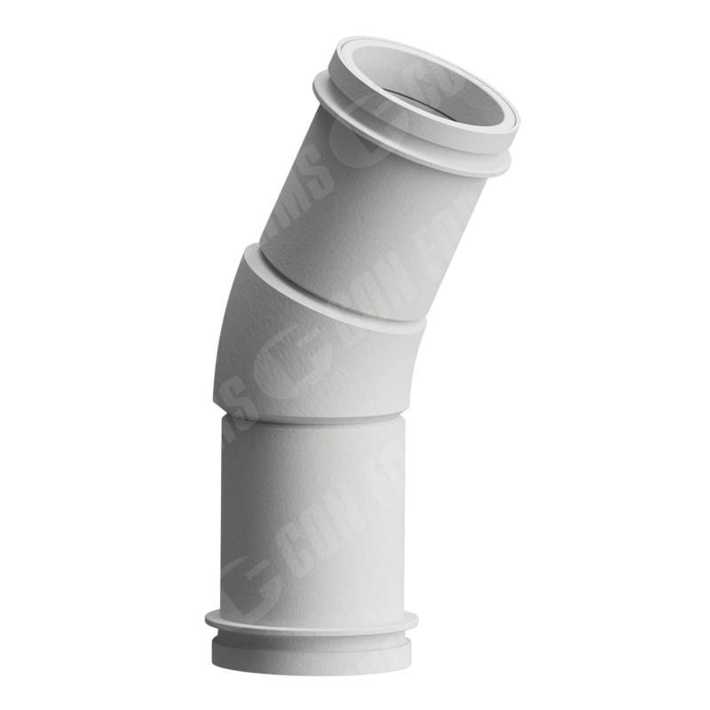 Guardian Elbow/Bend – Elbow/Bend | ID: DN125/4.8″ | BA: 25.00° | Metric CCI | Tan: 7.35″ / 6.6″ | HT