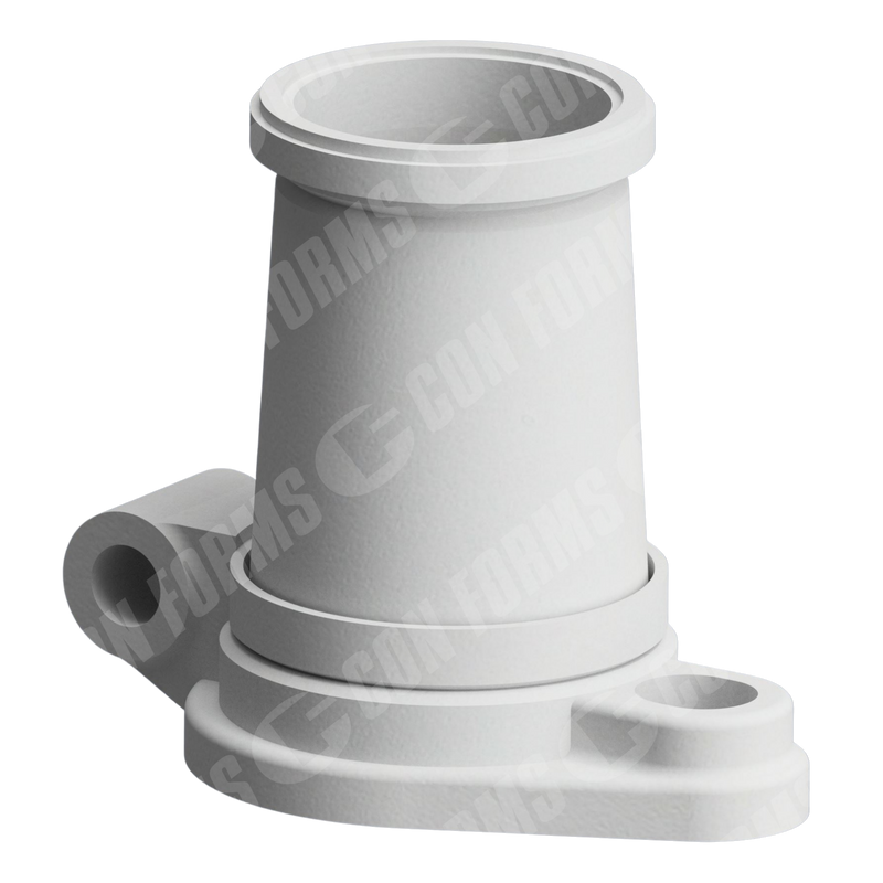 Backend Reducer – Backend Reducer | ID: DN180/7″ Cast flange w/ hinge – DN150/5.75″ Euro Male | OAL: 13″ / 330mm | Schwing BP4000 | HT