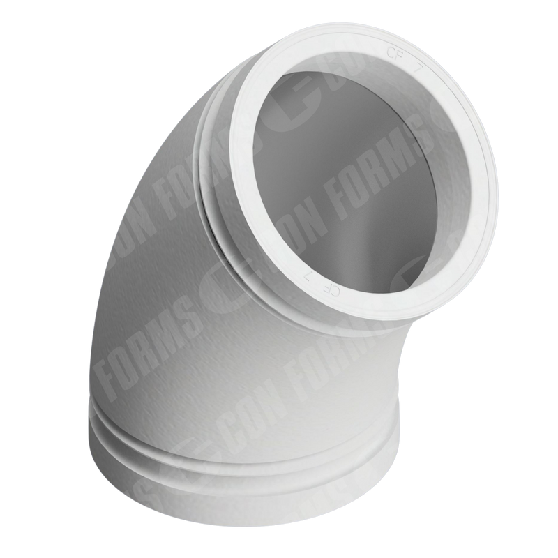 CCI-Lined Boom Elbow – CCI-Lined Boom Elbow | ID: DN125/4.8″ | BA: 45.00° | Metric | 9.7″ HGT