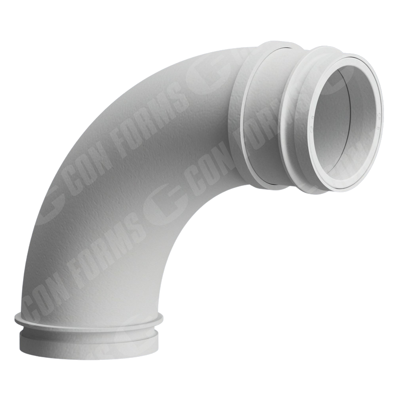 CCI-Lined Boom Elbow – CCI-Lined Boom Elbow | ID: DN117/4.6″ | BA: 90.00° | Metric | Tan: 5.5″ | 275 x 378