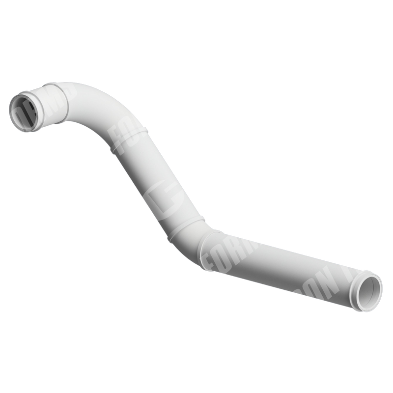 CCI-Lined Boom Elbow – CCI-Lined Boom Elbow | ID: DN125/4.8″ | BA: 45 / 90 Twist | Metric | Tan: 31.1″ / 6.4″ | (2) Elbow, (3) pipe