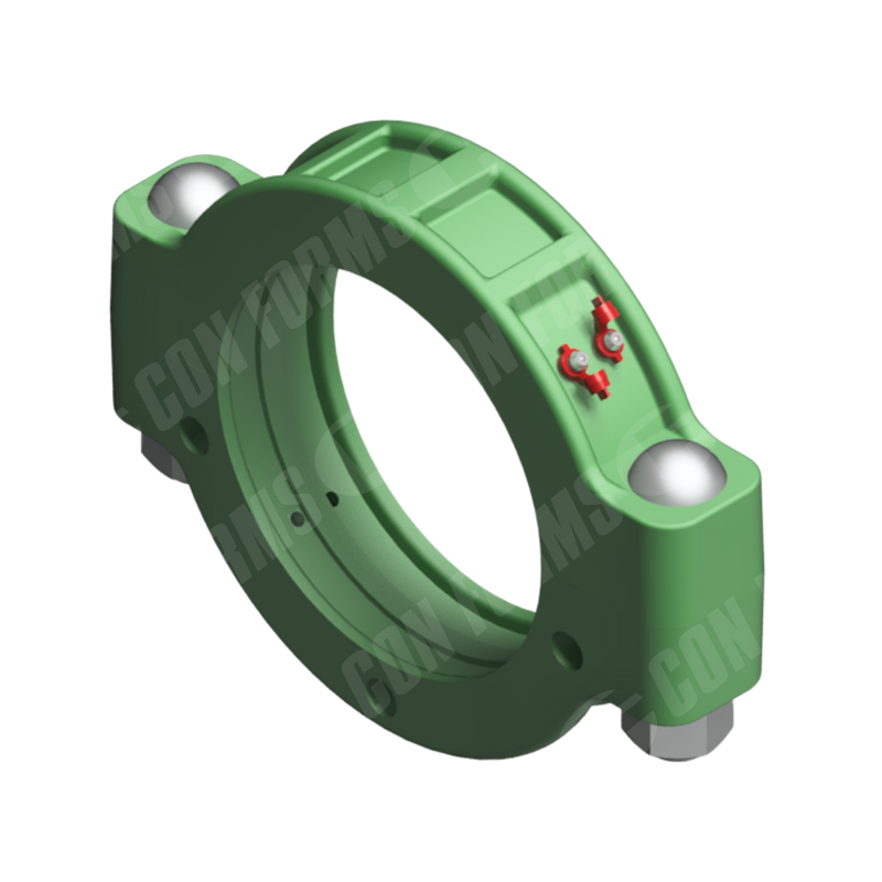Swivel Two-Bolt Coupling/Clamp – Coupling/Clamp | Swivel | Two-Bolt | ID: 4.8″ | HD | w/ 3 holes