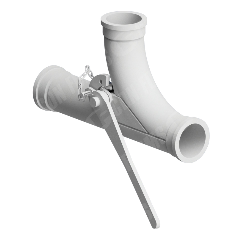 Manual Diversion Discharge Valve – Diversion Dischargen Valve | ID: DN100/4″ | HD | OAL: 2′