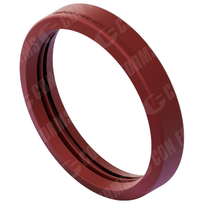 Gasket – Gasket | ID: 5″ | Metric Swivel | Red