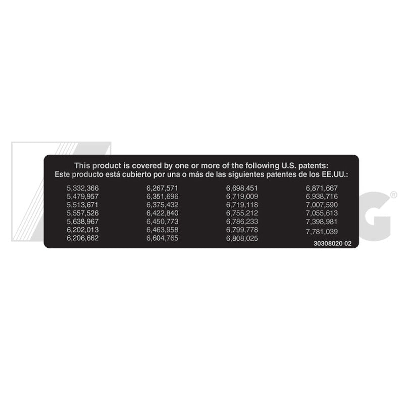 Decal Bpa & Bpl Patents | Weight: 1 lbs | Brand: SCHWING