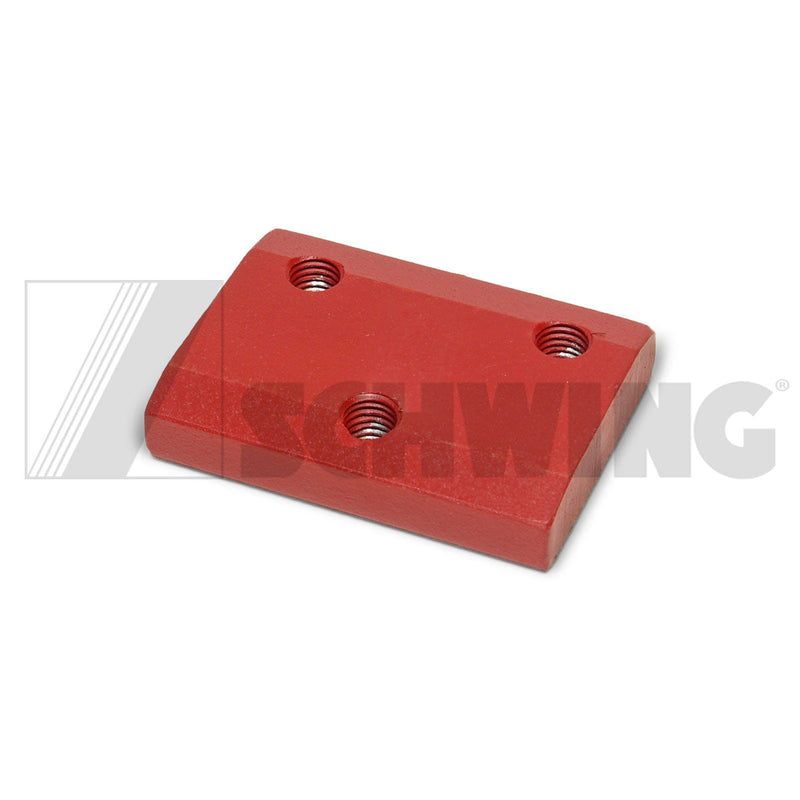 Bar - Flat, 1/2" X 2" A36 Outrigger Pad | Weight: 2 lbs | Dimensions: 70 X 50 X 13 MM | Brand: SCHWING