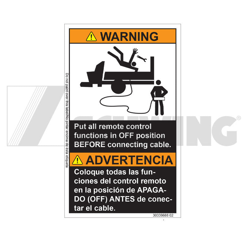 Decal - Put All Remote Control Functions | Weight: 2 lbs | Brand: SCHWING