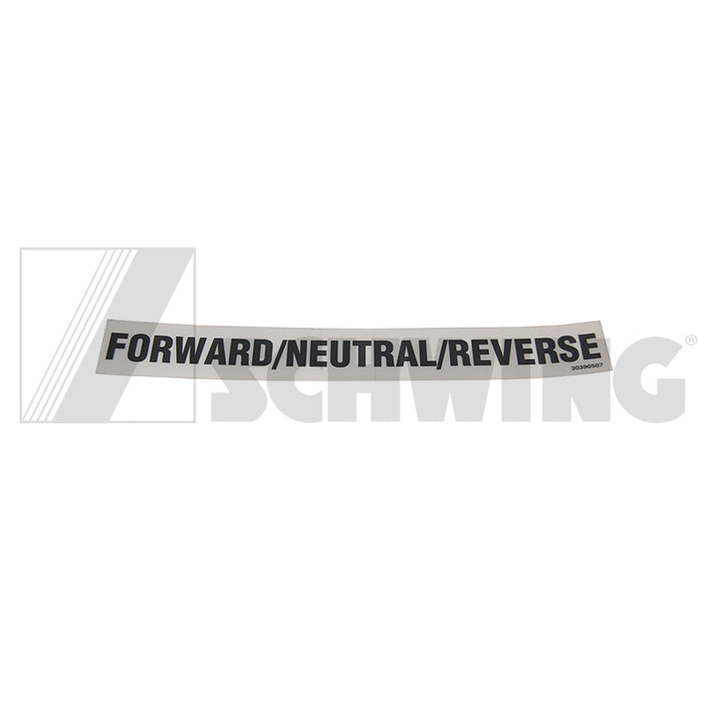 Decal Fwd/N/Rev Xser | Weight: 1 lbs | Dimensions: 180 X 25 X 1 MM | Brand: SCHWING