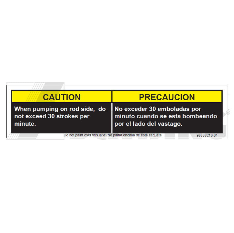 Decal Caution When On Rod Side | Weight: 1 lbs | Brand: SCHWING