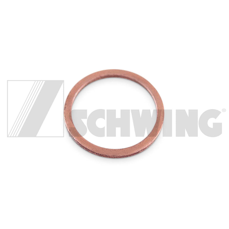 Sealing Ring Din 7603 A 14 X 18-Cu | Weight: 2 lbs | Dimensions: 1.5 X 17 X 17MM | Brand: SCHWING