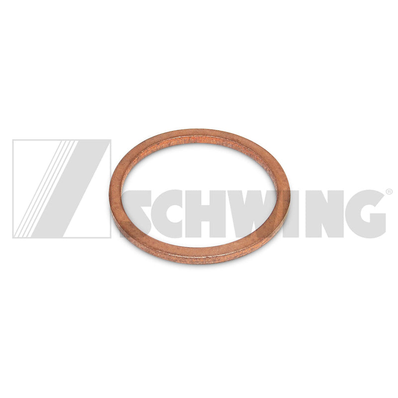 Sealing Ring Din 7603 A 18 X 22-Cu | Weight: 2 lbs | Dimensions: 22 X 22 X 2 MM | Brand: SCHWING