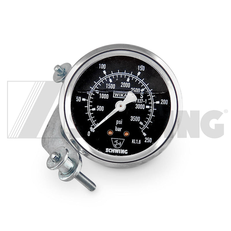 Gauge - Hyd, Pressure (Bk) 0-250 Bar | Weight: 2 lbs | Dimensions: 55 X 67 X 86MM | Brand: SCHWING