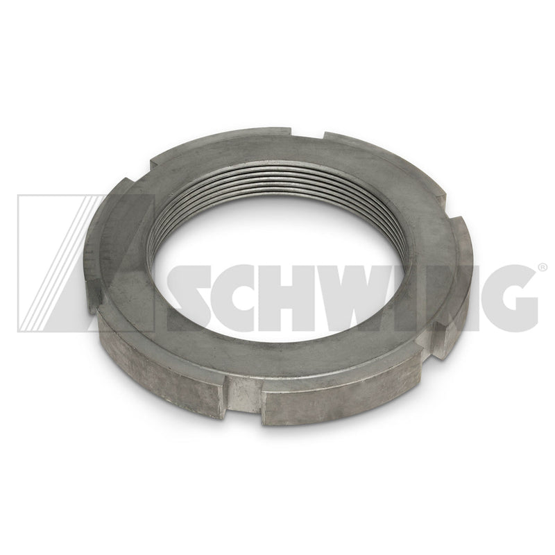 Nut - Grooved, M 75 X 2 | Weight: 3 lbs | Dimensions: 110 X 110 X 13 MM | Brand: SCHWING