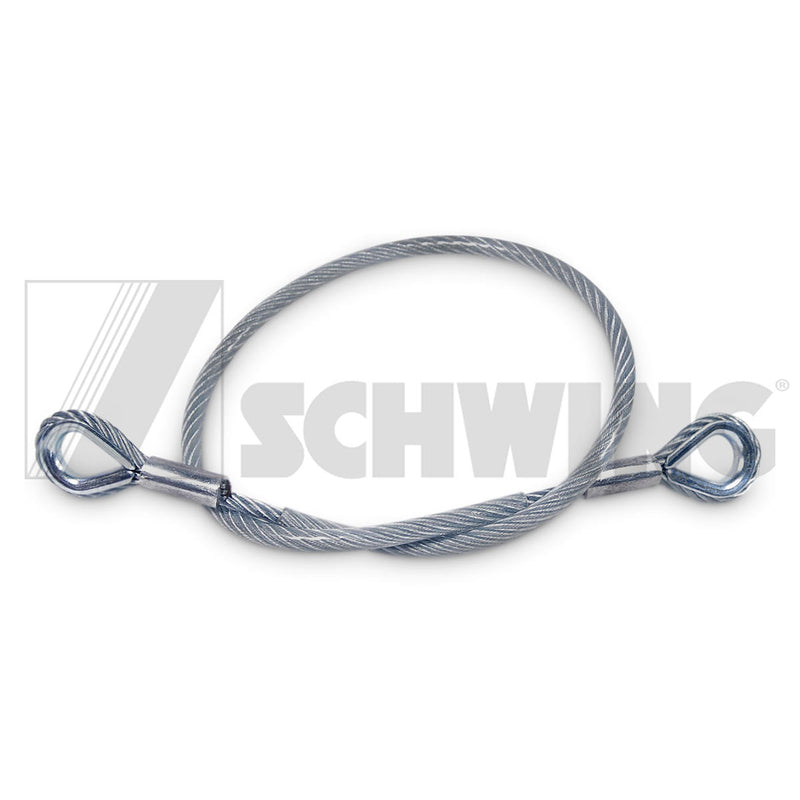 Rope - Wire, D 6 X 750 | Weight: 2 lbs | Dimensions: 40 X 150 X 260 MM | Brand: SCHWING