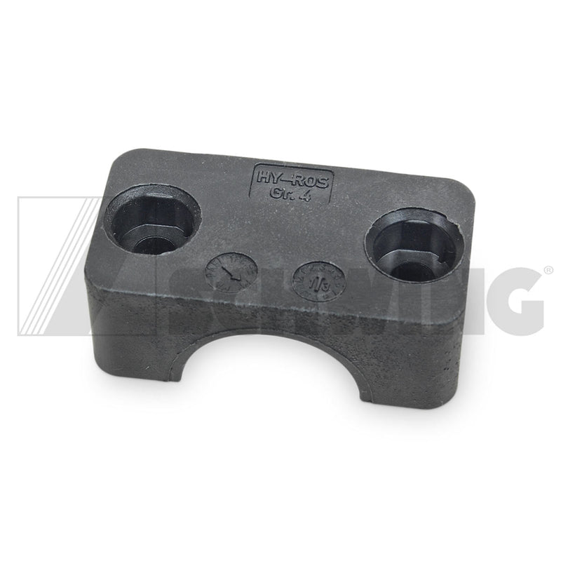 Clamp - Half, Hydac Plastic, Dn 28 Iv | Weight: 2 lbs | Dimensions: 58 X 31 X 21 MM | Brand: SCHWING