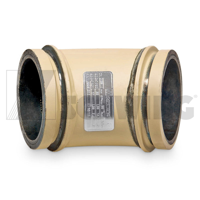 Pipe - Elbow, Dn125 5 1/2" 45º S2000 | Weight: 19 lbs | Dimensions: 270 X 270 X 150MM | Brand: SCHWING