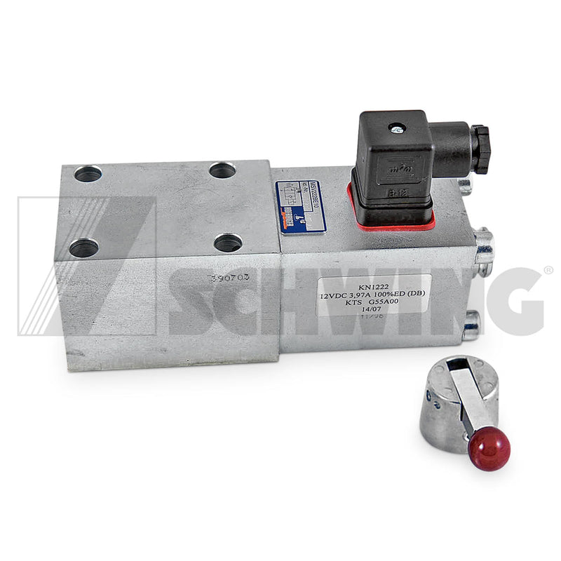 Valve - Hyd, Directional Seat 2/2 Msv | Weight: 10 lbs | Dimensions: 63 X 95 X 180MM | Brand: SCHWING