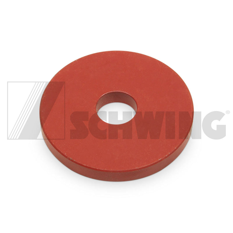 Plt - A 8 X D 65 / D 17 - S355J2G3 | Weight: 2 lbs | Dimensions: 66 X 66 X 8 MM | Brand: SCHWING