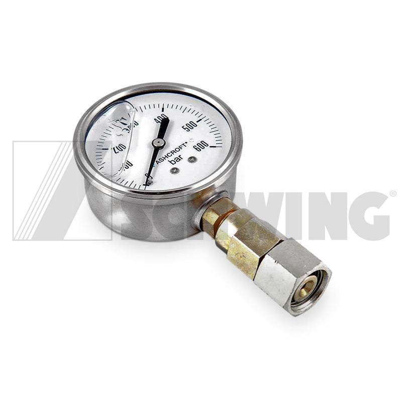 Gauge - Pressure Ng 63.0-600 600 Bar | Weight: 2 lbs | Dimensions: 28 X 67 X 117MM | Brand: SCHWING