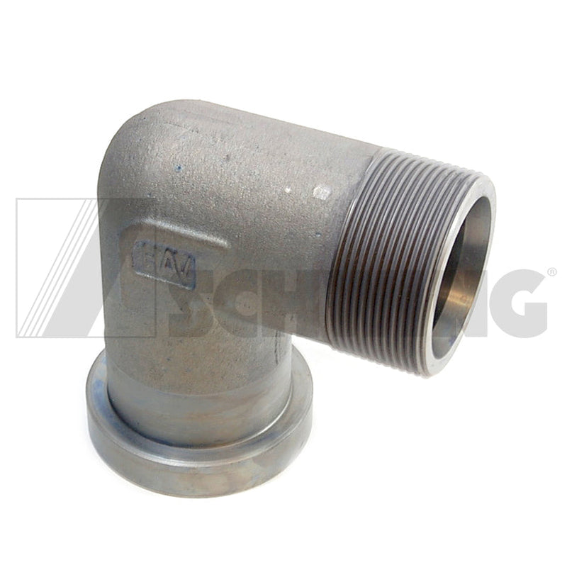 Fitting - Hyd, Elb 90Deg W/Flange 420Bar | Weight: 4 lbs | Dimensions: 103 X 103 X 65 MM | Brand: SCHWING