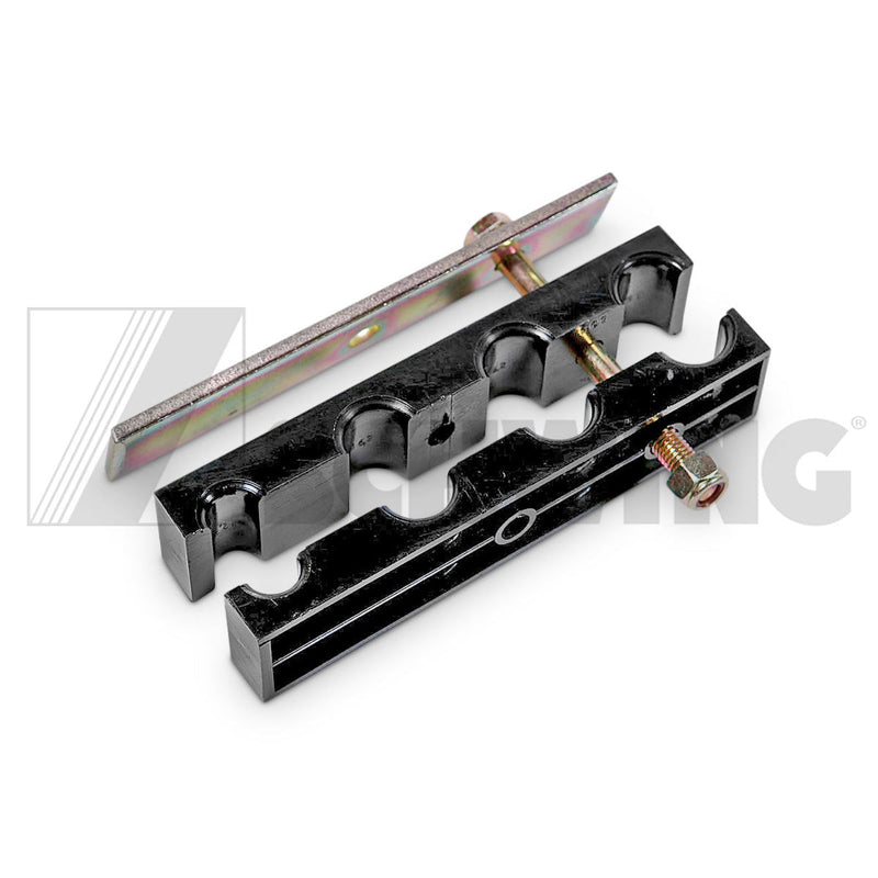 Clamp Assembly 16/16/16/12 Hyd Tube | Weight: 2 lbs | Dimensions: 30 X 98 X 146MM | Brand: SCHWING