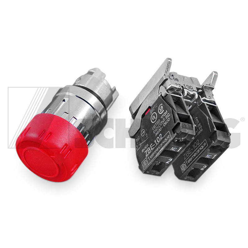 Assy - Pushbutton, Mushroom Head, To | Weight: 2 lbs | Dimensions: 43 X 53 X 120MM | Brand: SCHWING