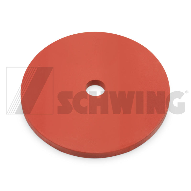 Disc - A 8 X D 130 / D 17 - S355J2G3 | Weight: 3 lbs | Dimensions: 132 X 132 X 9 MM | Brand: SCHWING