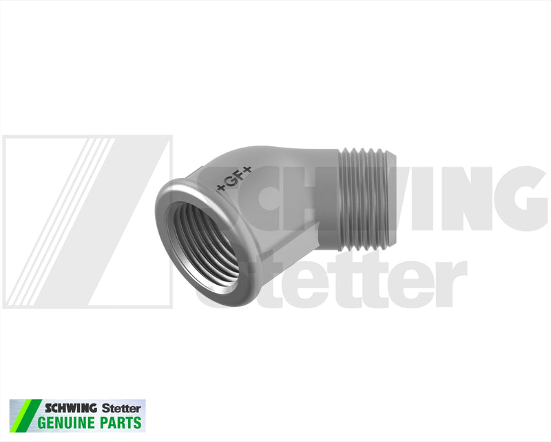 Elbow En 10242 A4/45°-  3/4-Zn-A | Weight: 2 lbs | Brand: SCHWING