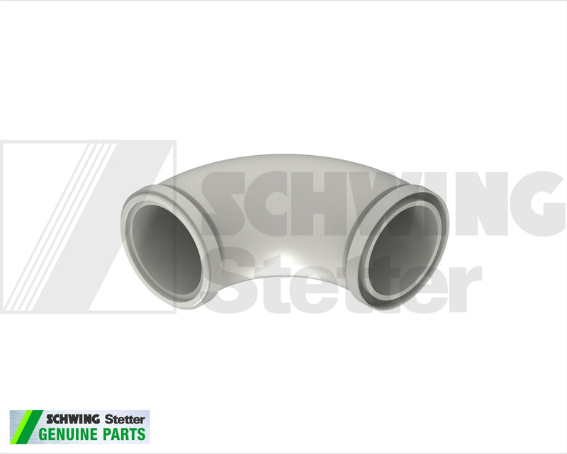 Elbow Dn150 V-R 90° S3000 R=204 Pn 80 | Weight: 44 lbs | Dimensions: 195 X 344 X 347 | Brand: SCHWING