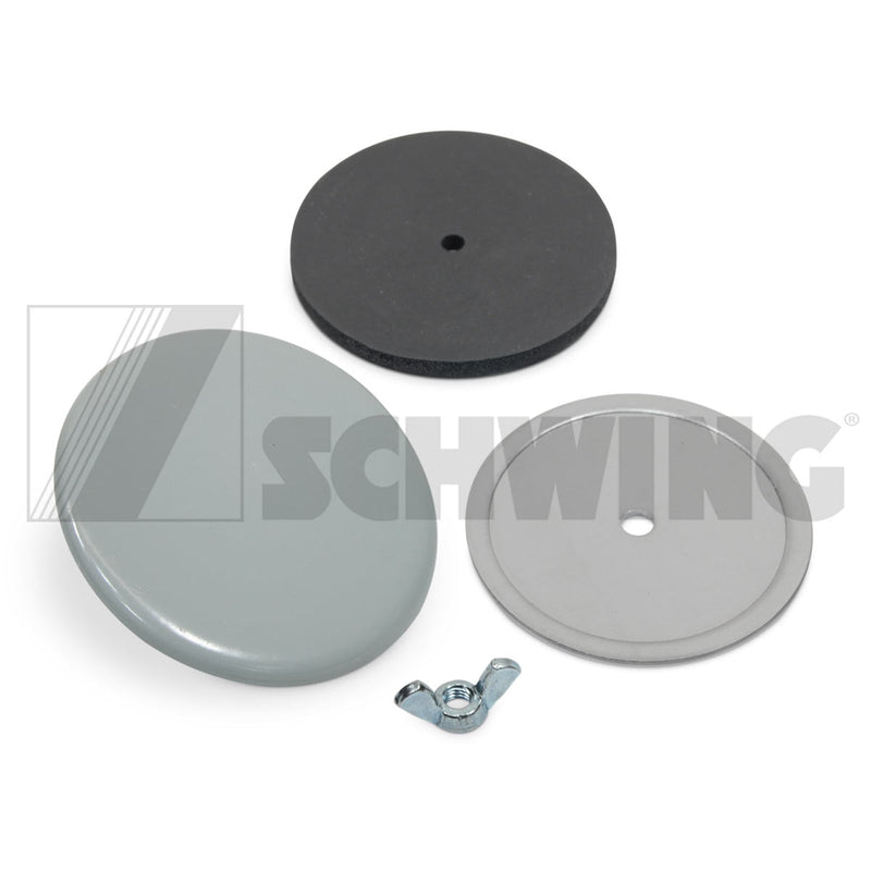 Parts - 2" Hole Seal - 3/16" Plate | Weight: 2 lbs | Dimensions: 80 X 80 X 40 MM | Brand: SCHWING