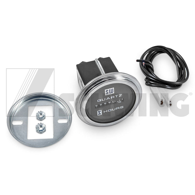 Inst - Hour Meter, 12V, S/W | Weight: 2 lbs | Dimensions: 72 X 89 X 100MM | Brand: SCHWING