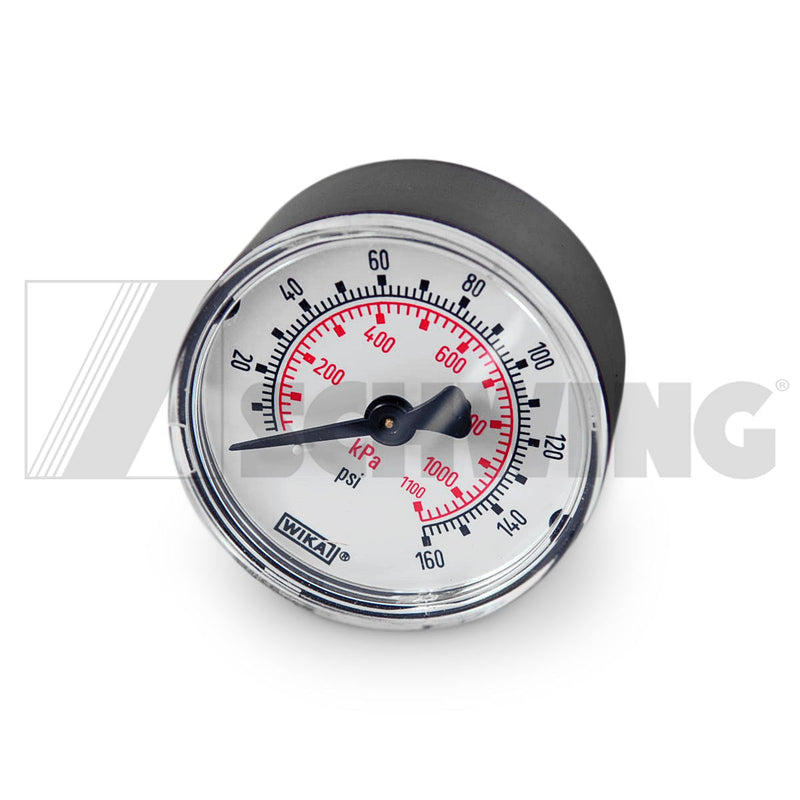 Gauge - Air Pressure 0-160 Psi | Weight: 2 lbs | Dimensions: 50 X 51 X 52MM | Brand: SCHWING