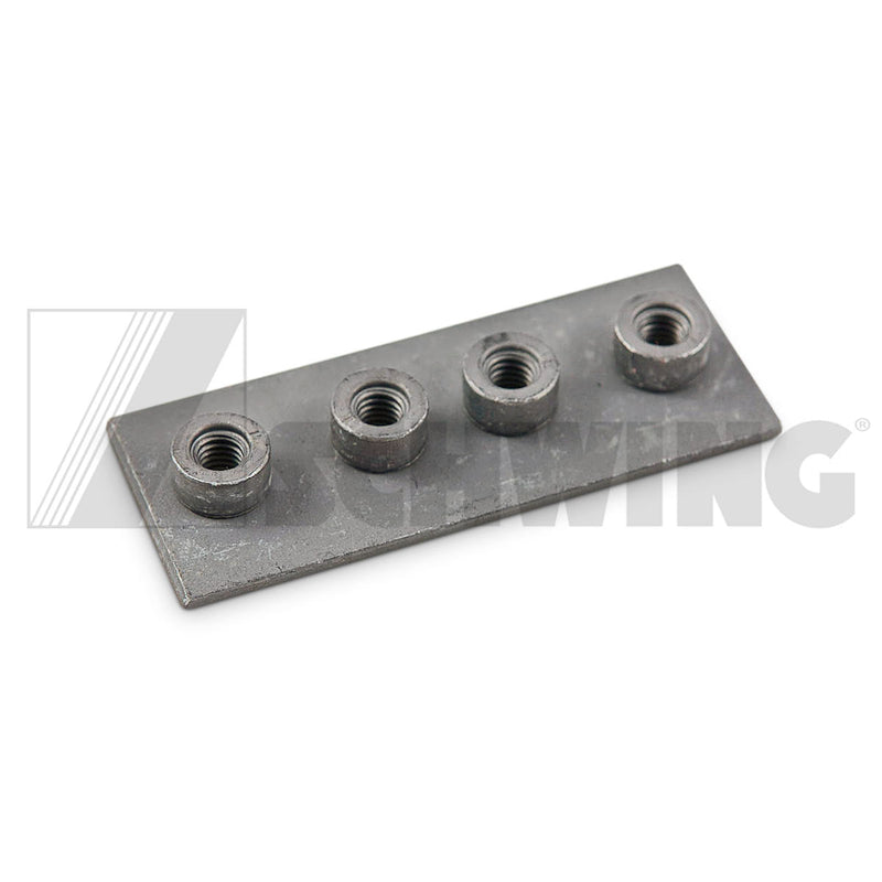 Clamp - Base Plt, Stauff, 1/2" X 2 Place | Weight: 2 lbs | Dimensions: 10 X 30 X 77 | Brand: SCHWING