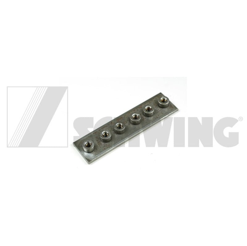 Clamp - Base Plt, Stauff, 1/2" X 3 Place | Weight: 3 lbs | Dimensions: 10 X 30 X 114 | Brand: SCHWING