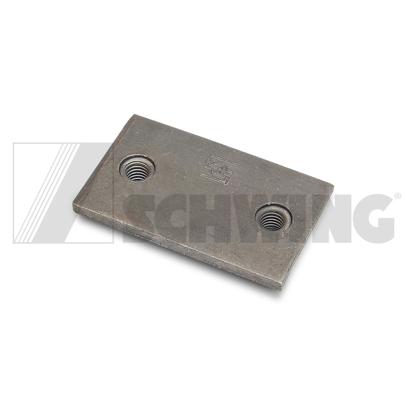 Clamp - Base Plt, Stauff, 3/4"/1" X 1Plc | Weight: 2 lbs | Dimensions: 50 X 30 X 9 MM | Brand: SCHWING