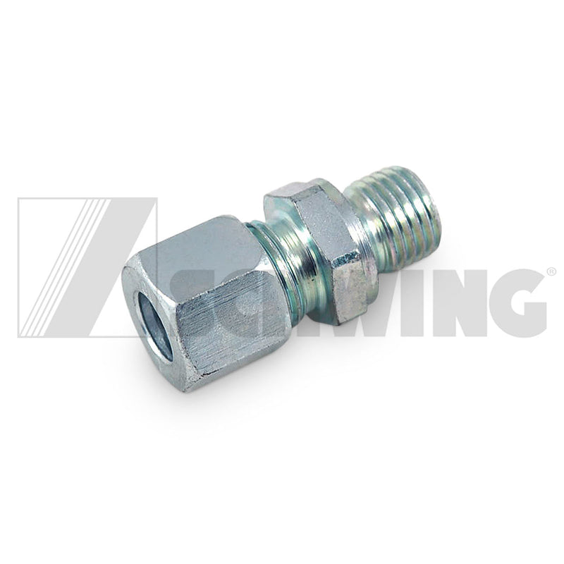 Fitting - Hyd, Str 10Mm Tube X 14Mm | Weight: 2 lbs | Dimensions: 18 X 21 X 41MM | Brand: SCHWING