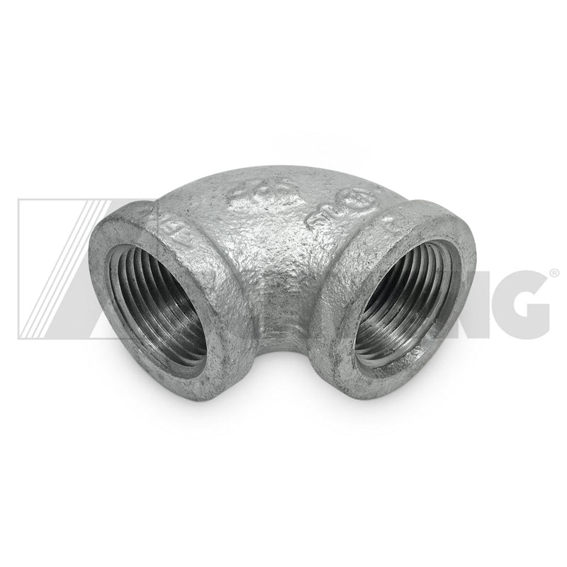 Fitting - Water, Elbow 3/4" Galvanized | Weight: 2 lbs | Dimensions: 55 X 55 X 40 MM | Brand: SCHWING